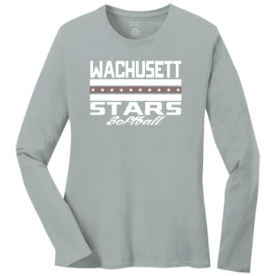 2024 DESGN - Ladies Long Sleeve Core Cotton Tee Thumbnail