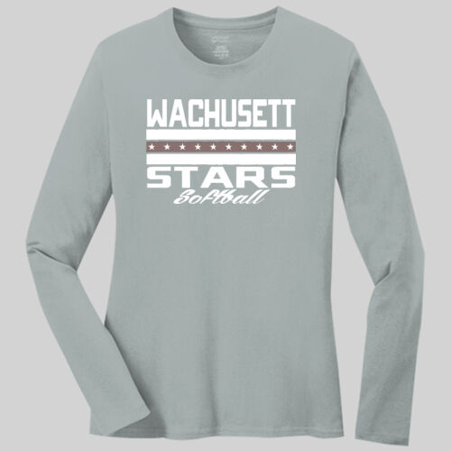 2024 DESGN - Ladies Long Sleeve Core Cotton Tee Thumbnail